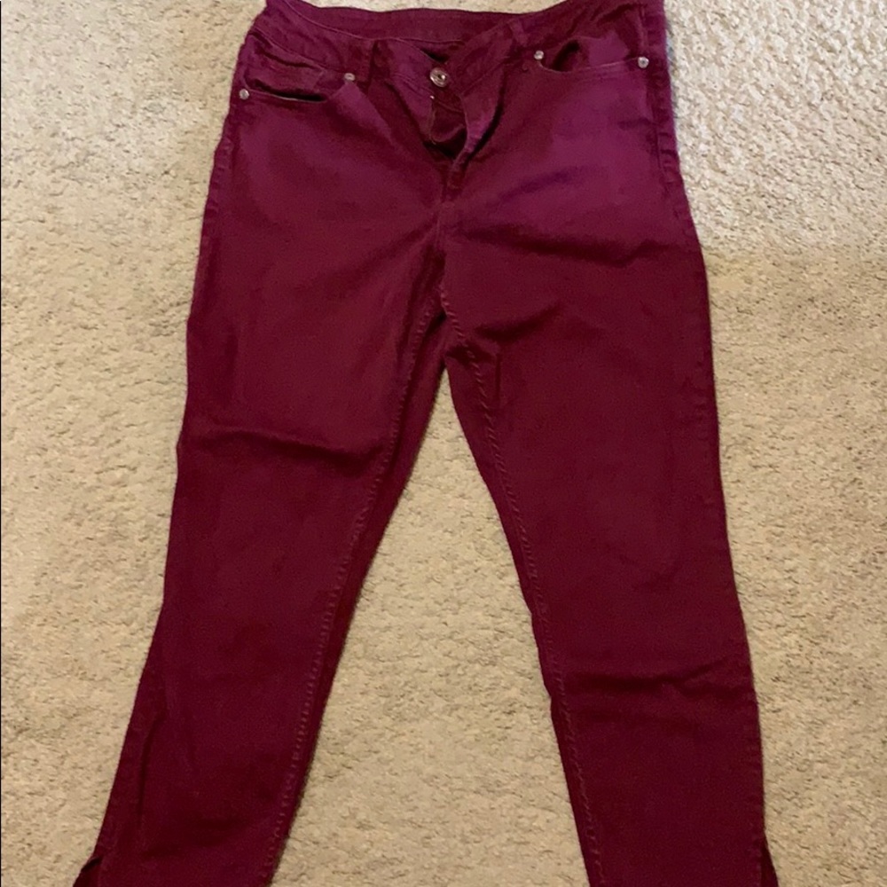 Capris from Maurices.  Flex jeans.